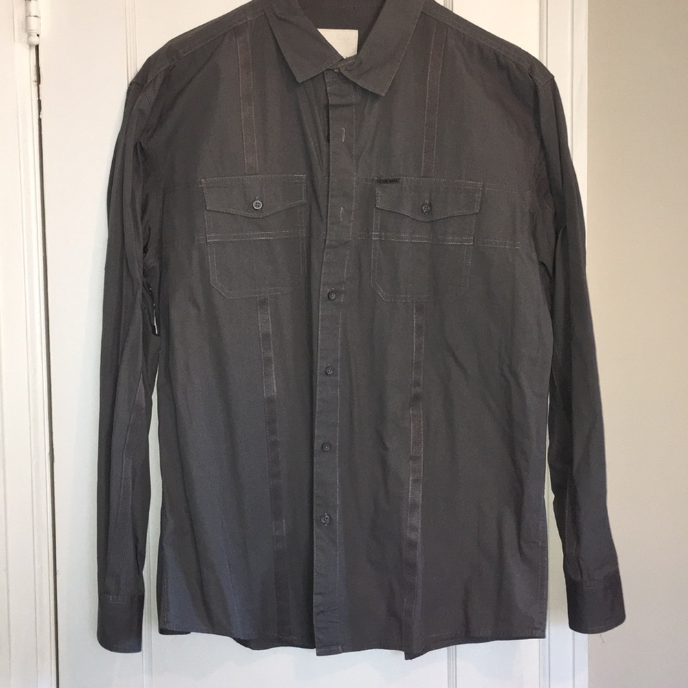 Marc Ecko cut & sew button down shirt